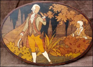 Romantic Date Pyrographic Painting