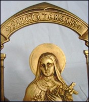 Ex Voto of Sancta Teresia Golden Bronze