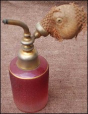 French Perfume Bottle St Louis 1920 Art Deco