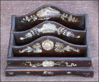 Mother of Pearl Inlayed Document Box Southeast Asian 1940