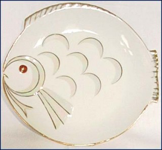 Fish Plate Limoges Porcelain