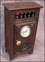 French GrandFather Clock For Doll Quimper 1900