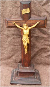 Altar Crucifix Rosewood 1870