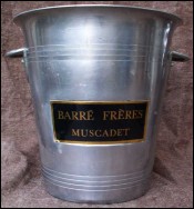 French Barre Muscadet Wine Ice Bucket Cooler
