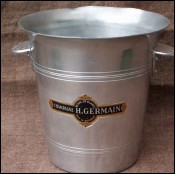 Vintage French Champagne Ice Bucket H Germain 1950