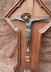 French Gothic Crucifix Coulon Rolot Paris