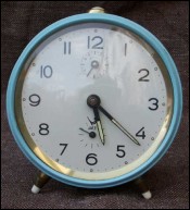Vintage French Alarm Clock JAZ 1950