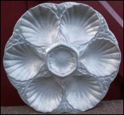 French Cast Aluminium Clam Oyster Plate Rexalu 1910's