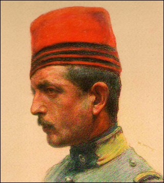 The Allied Armies African Fighter Army WWI Etching Eugene Burnand 1922