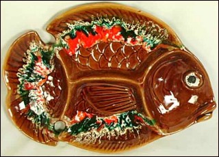 Dish Fish French Vallauris