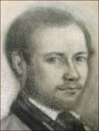 Young Man Minitaure Drawing