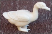 Duck Carved Figure Legal Ivory DV German  School