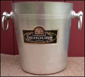 Champagne Ice Bucket Cooler Dehours 1960