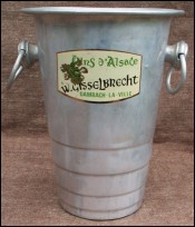 Alsace White Wine Ice Bucket Cooler Gisselbrecht