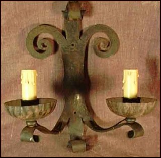Wrought Iron Sconce Wall Light