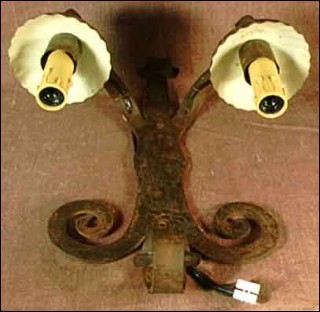 Wrought Iron Sconce Wall Light