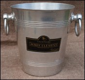 James Clement Aluminum Champagne Ice Bucket