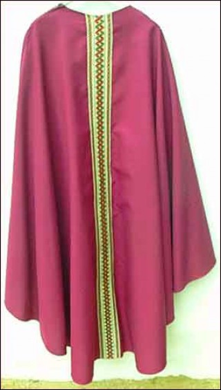 Red Roman Chasuble