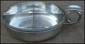 Silverplate Appetizer Pickles Candy Dish Revolving Tray 60's