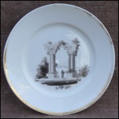 Empire Italian Grisaille Porcelain Campaign Deroche Paris