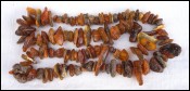 Natural Butterscotch Baltic Amber Nuggets Beads Necklace 80 gr