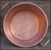 Large Preserving Jam Confiture Pan Bronze Handles 1900