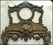 French Front Brass Mantel Clock Parts 19th Century
