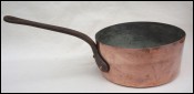 Tinned Copper Pan Iron Handle Normandy