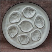 Oyster Plate Niderviller Enameled Stoneware