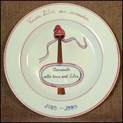 Decorative Plate French Revolution Elchinger Majolica