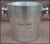 Aluminum Champagne Cooler Ice Bucket Laurent PERRIER
