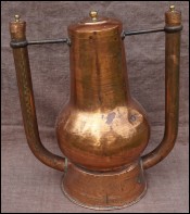 Rare Dovetailed Copper Water Heater Bath Tub Early 18th C