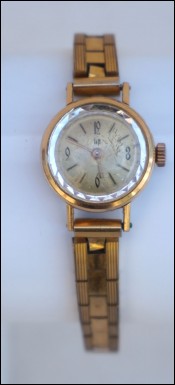 Vintage Original LIP Women Wristwatch Gold Plated Dauphine