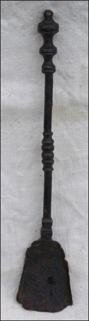 Antique Wrought Iron Smoker Ash Ember Shovel Miniature 17th C