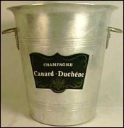 French Champagne Ice Bucket Canard-Duchene