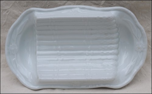 Asparagus Serving Dish Paris Porcelain Mid Century