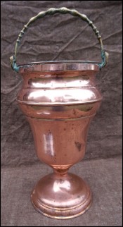 Belgium Copper Baluster Church Holy Water Font