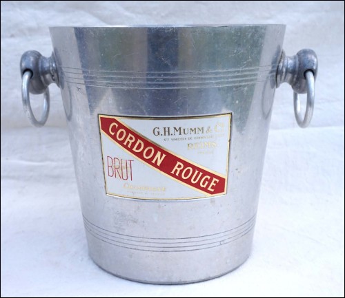 Champagne Ice Bucket Cooler G H Mumm Cordon Rouge