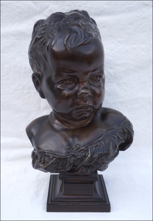 Sulky Child Boudeur J B Carpeaux Bronze Signed 19th C