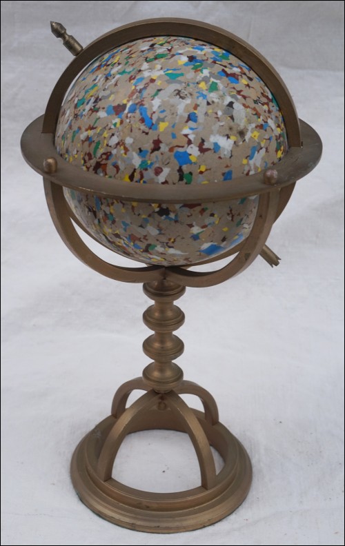 Armillary Sphere Miniature Brass Raffa Volo Bowl Paperweight