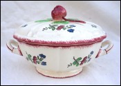 Small Tureen Vegetable Serving Dish Lorraine Model Faience Gien
