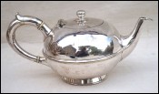 CHRISTOFLE French Modern Style  Silverplate Tea Pot Paris 1900