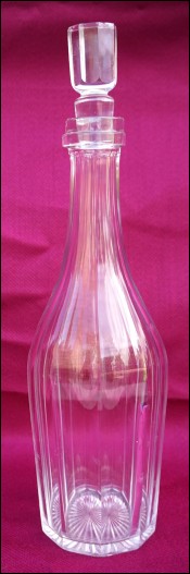 St LOUIS French Cut Crystal Decanter Bottle Stopper Elegant 1900