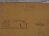 Steam Engine 50 HP Sectional Elevation Map Project Houguet Teston