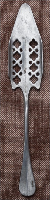 Antique French Absinthe Spoon N&C 20 Holes Signed late 19th C