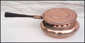 Bed Warmer Copper Wrought Iron Handle Ø 9 1/4
