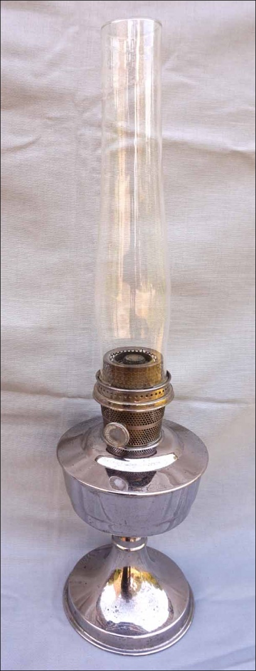 SUPER ALLADIN Cottage Model Kerosene Lampe Chromium