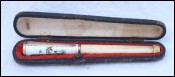German Enameled Guilloche Boxed Cigarette Holder 1910 Need Repair