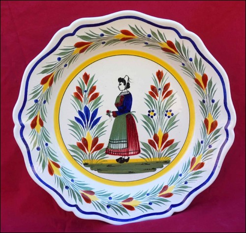 QUIMPER HENRIOT Large Ø 12 1/2