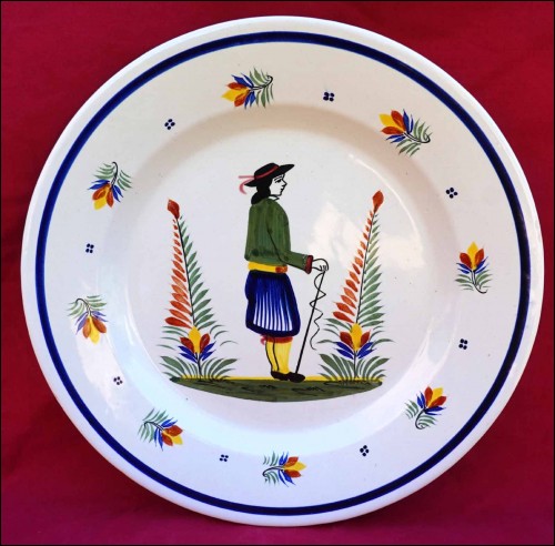 QUIMPER HENRIOT Large Ø 12 5/8